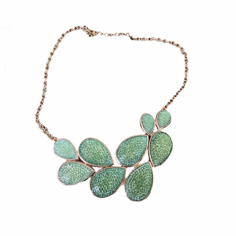 💛Women’s Green and Gold Necklace